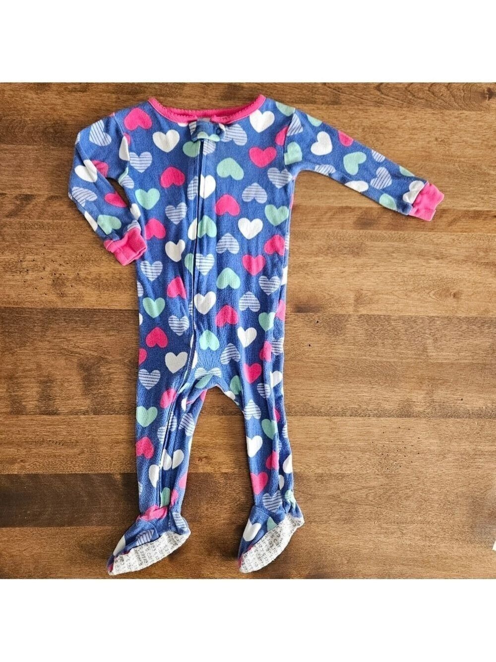 5/$25 Carter’s Heart Footed Sleeper 12M